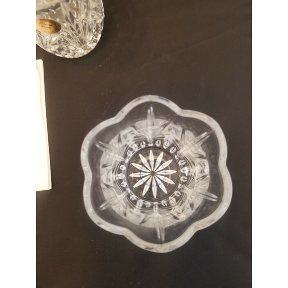 Princess House 837 Two Lead Crystal Votives NIB Retired 1998 - Picture 8 of 8